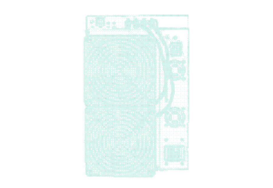 A15XP miner dot matrix render